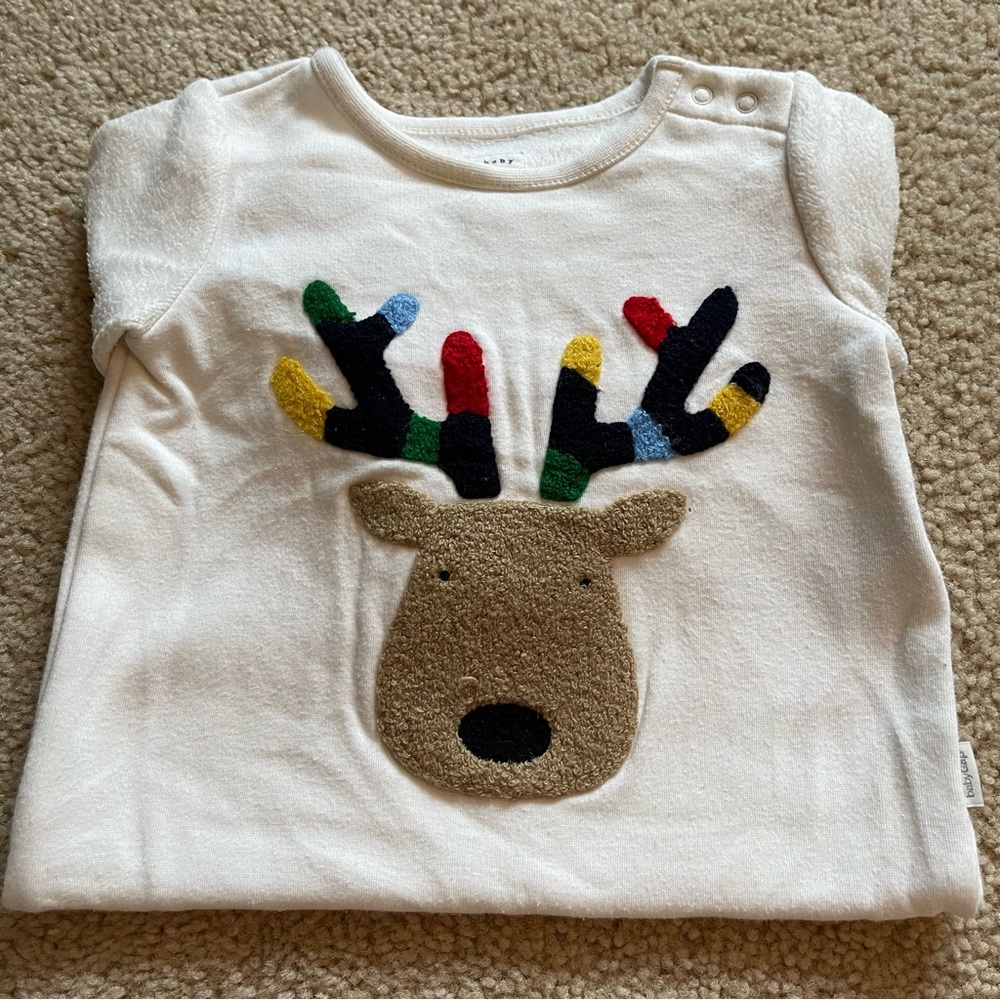 Gap Baby Winter Deer Jumpsuit And Winter Hat